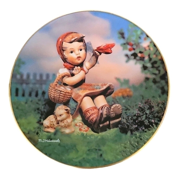 MJ Hummel Sommer Ade Goodbye Summer Gobel porcelain plate 8" - Picture 2 of 8